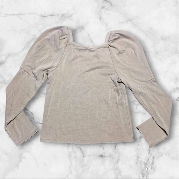 Splendid Long Sleeve Light Tan Size Medium - Picture 2 of 3